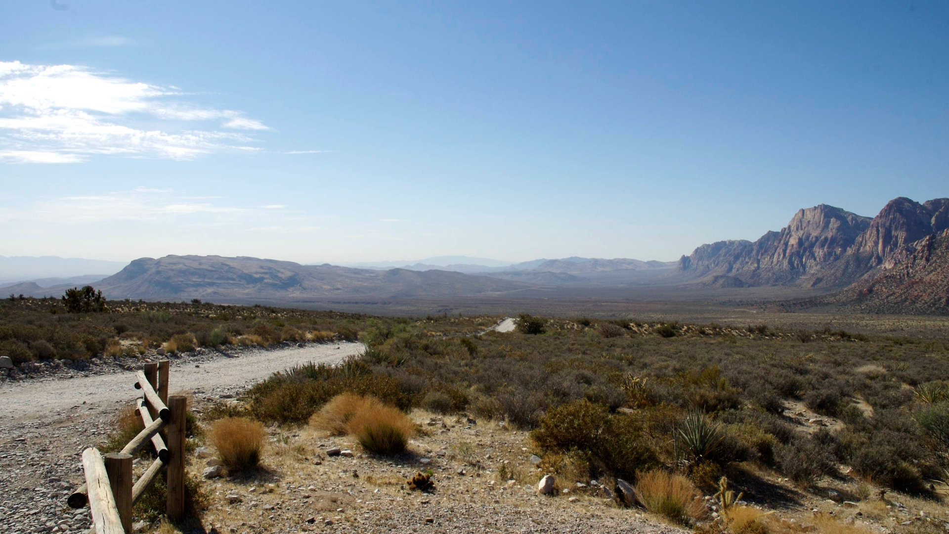 A desert landscape